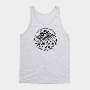 Mountains are calling (black) Tank Top